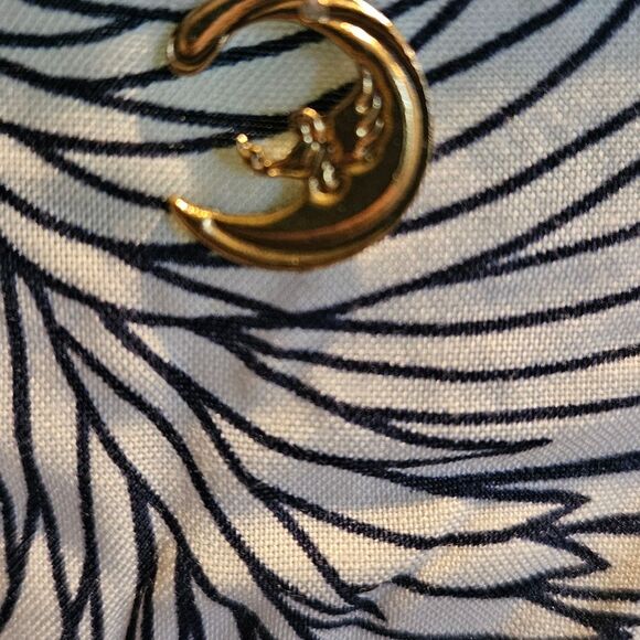 Angels by the Sea Palm Tree Leaves Olive Rayon Short Dress Size S/M - Picture 8 of 13